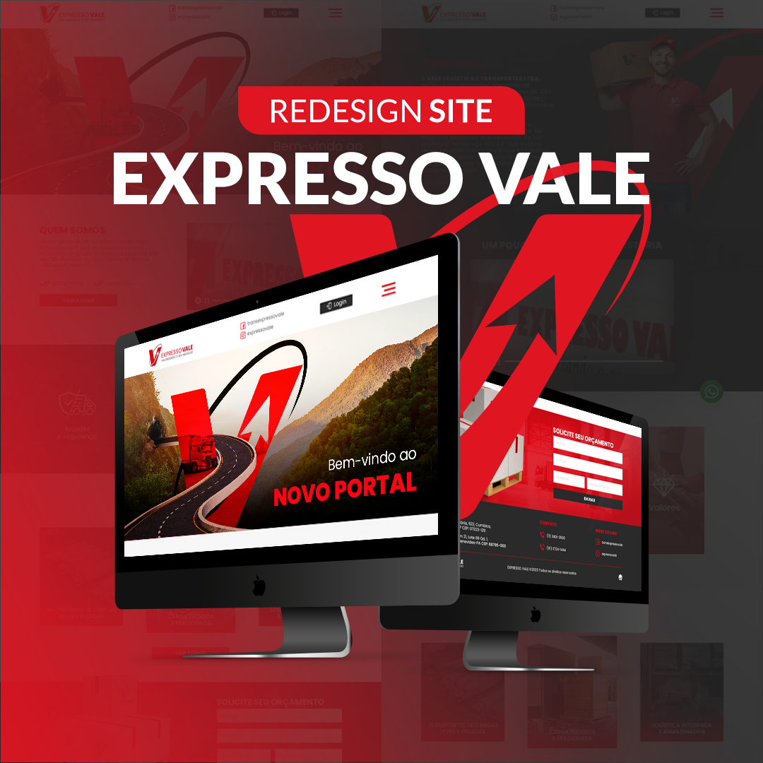 Redesign do site – Expresso Vale