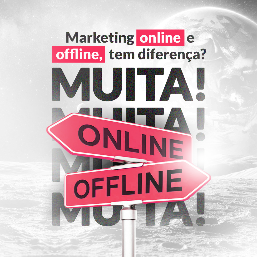 Diferenças entre o marketing online e offline